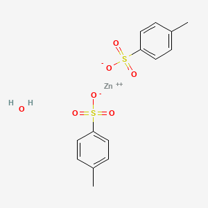 Chemical structure of Zinc(II) 4-methylbenzenesulfonate hydrate