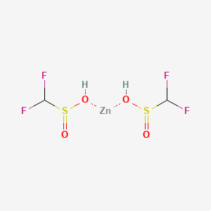 Chemical structure of Zinc(II) difluoromethanesulfinate
