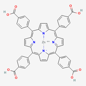 Chemical structure of Zn-Tcpp