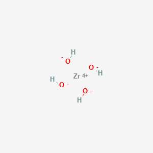 Chemical structure of Zirconium hydroxide, 99·50%