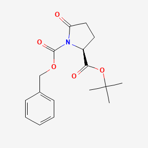 Chemical structure of Z-Pyr-OtBu