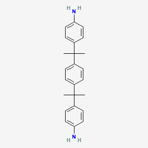 Chemical structure of α,α'-Bis(4-aminophenyl)-1,4-diisopropylbenzene