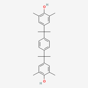 Chemical structure of α,α′-Bis(4-hydroxy-3,5-dimethylphenyl)-1,4-diisopropylbenzene