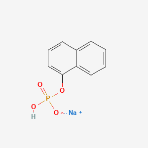 Chemical structure of α-Naphthyl acid phosphate monosodium salt