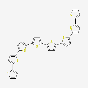Chemical structure of α-Octithiophene