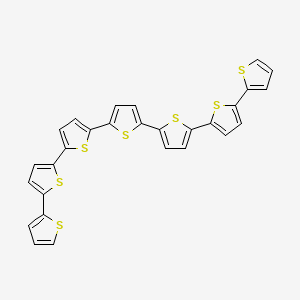 Chemical structure of α-Septithiophene