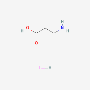 Chemical structure of β-Alanine Hydroiodide (Low water content)