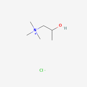 Chemical structure of β-Methylcholine Chloride