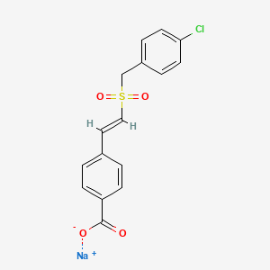 Chemical structure of Recilisib sodium