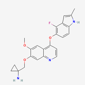 Chemical structure of Anlotinib