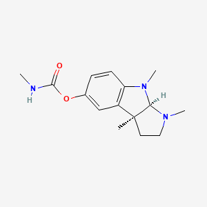 Chemical structure of Physostigmine