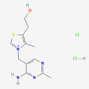 Chemical structure of Thiamine Hydrochloride