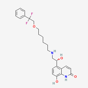 Chemical structure of Abediterol