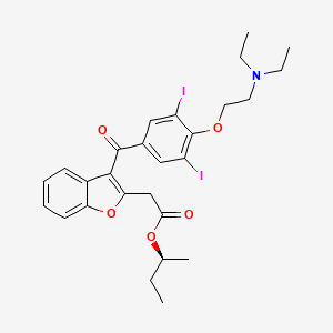 Chemical structure of Budiodarone HCl