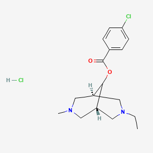 Chemical structure of Bisaramil HCl