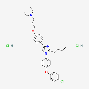 Chemical structure of Azeliragon HCl
