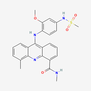 Chemical structure of Asulacrine