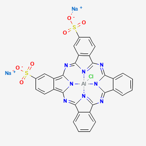 Chemical structure of Aluminum phthalocyanine disulfonate disodium
