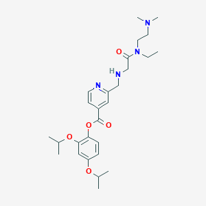 Chemical structure of JQKD82 HCl