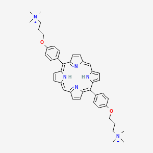 Chemical structure of Exeporfinium bromide