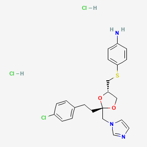 Chemical structure of Azalanstat HCl