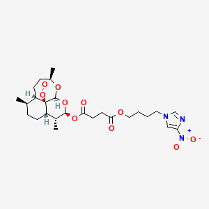 Chemical structure of Adekalant tartrate