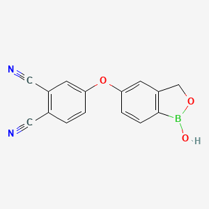 Chemical structure of AN-2898