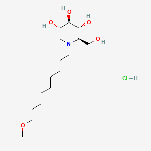 Chemical structure of SP-187 HCl