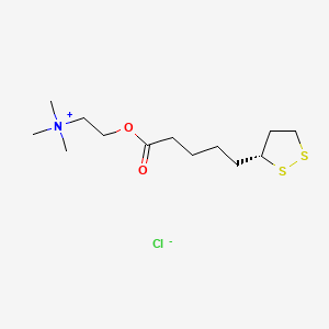 Chemical structure of Alpha-Lipoic Acid Choline Ester