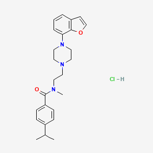 Chemical structure of Befiperide HCl