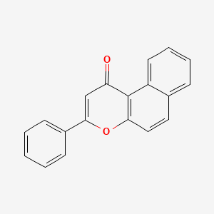 Chemical structure of beta-Naphthoflavone