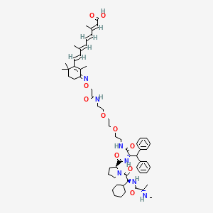 Chemical structure of SNIPER(CRABP)-11