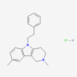 Chemical structure of AVN-101 HCl