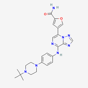 Chemical structure of GLPG0259