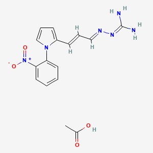 Chemical structure of AP1189 acetate