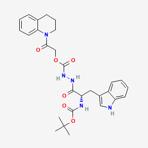 Chemical structure of Oxocarbazate
