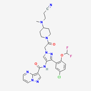 Chemical structure of iJak-381