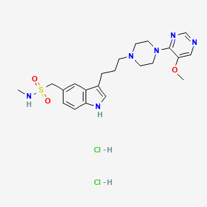 Chemical structure of Avitriptan HCl
