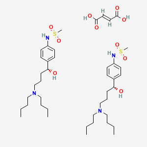 Chemical structure of Artilide fumarate