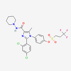 Chemical structure of AZD-2207