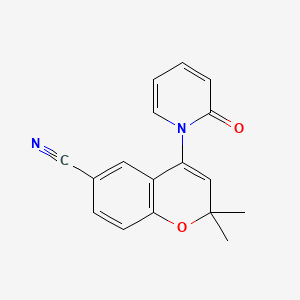 Chemical structure of Bimakalim