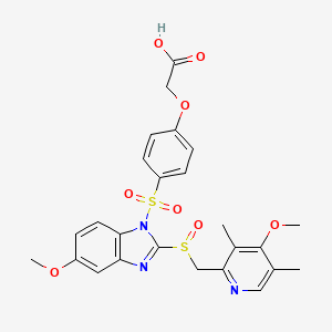 Chemical structure of AGN-201904