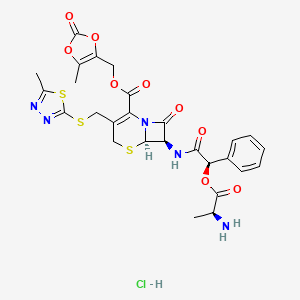 Chemical structure of Cefcanel daloxate HCl