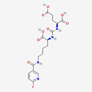 Chemical structure of Piflufolastat