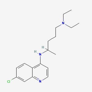 Chemical structure of Chloroquine