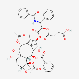 Chemical structure of Paclitaxel Succinate