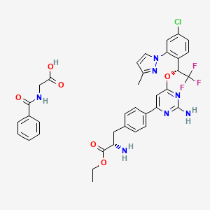 Chemical structure of Telotristat Etiprate