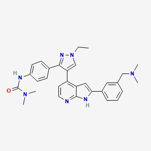 Chemical structure of GSK1070916