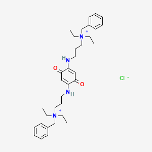 Chemical structure of Benzoquinonium dibromide