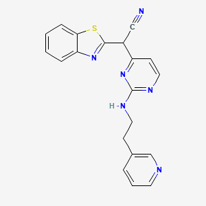 Chemical structure of AS601245